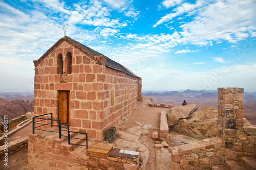 Konstfotografi Chapel on mount sinai