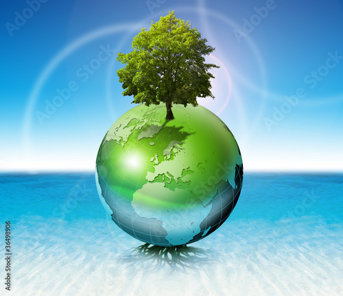 World tree -  ecology concept