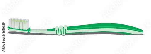 toothbrush vector illustration