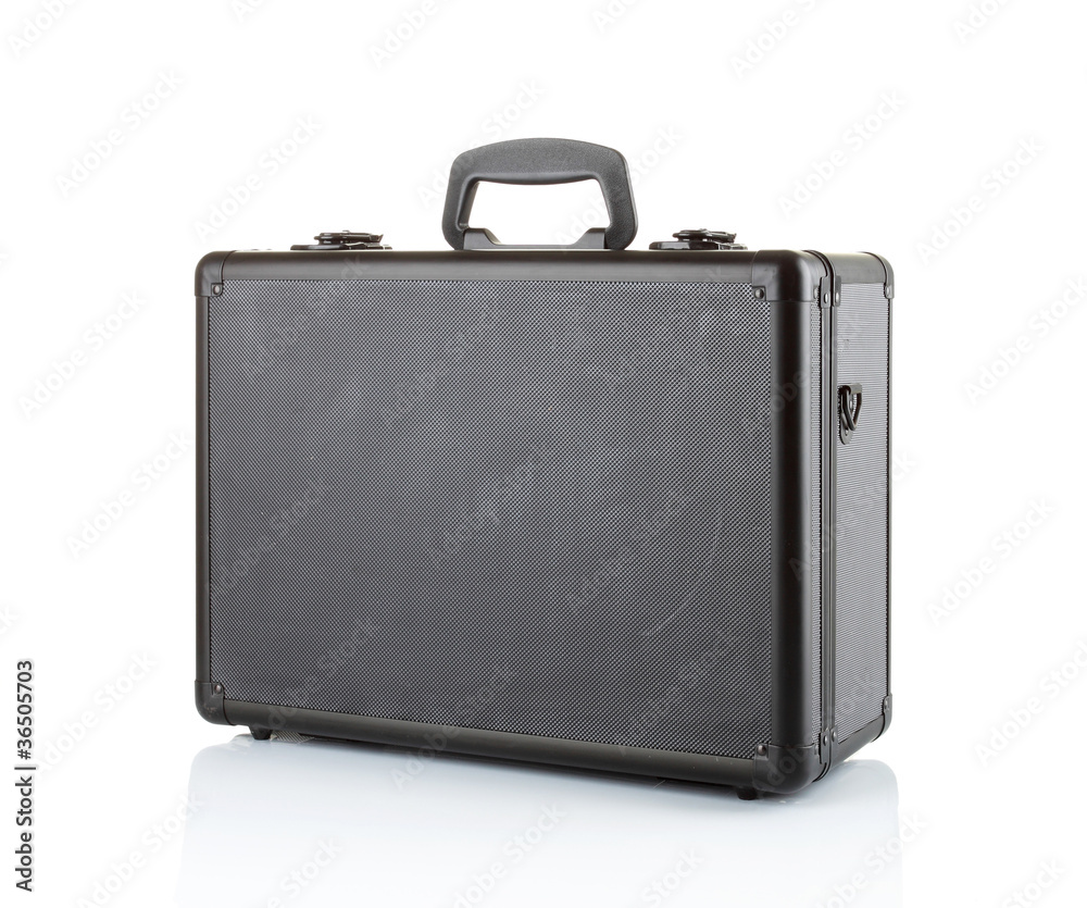 Black aluminum briefcase Black aluminum briefcase