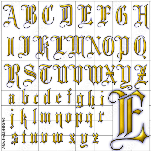 abc alphabet background fancy design