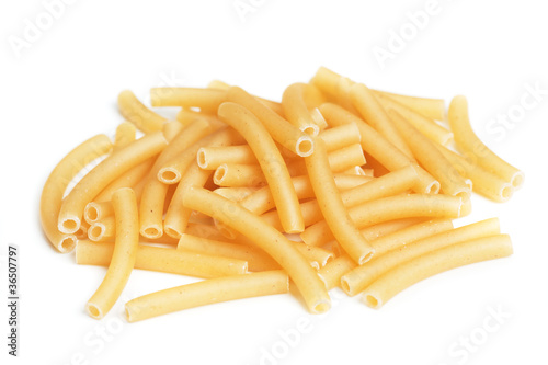 Raw macaroni pasta photo