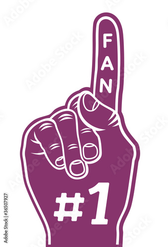 foam finger - fan finger