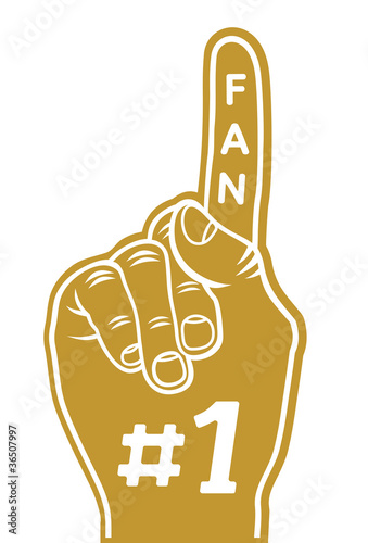 foam finger - fan finger
