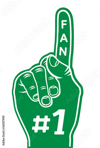 foam finger - fan finger