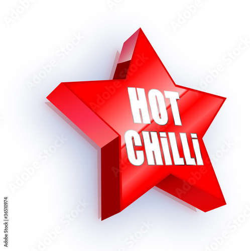 3D Stern HOT CHILLI