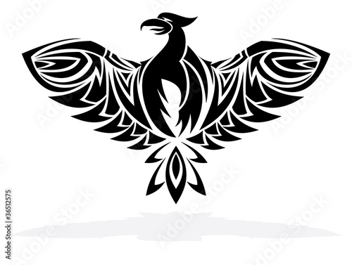 Phoenix bird - vector illustration