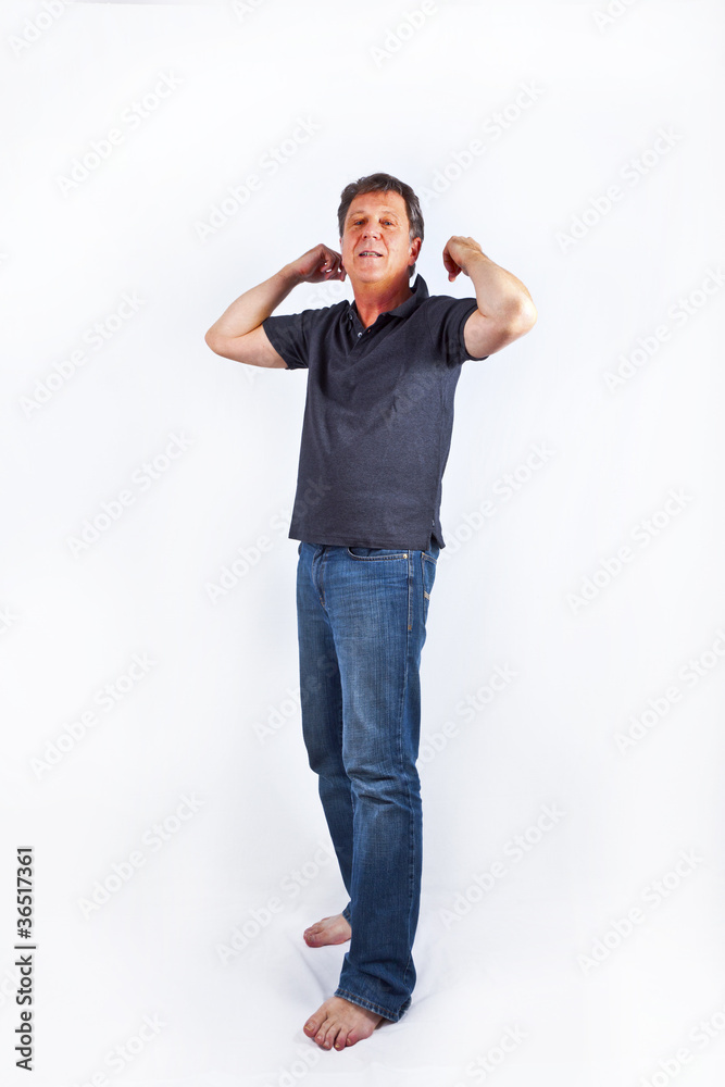 smart attractive man in studio isolated on white smart attractive man in studio isolated on white