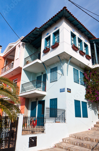 Traditional house at Thessaloniki city in Greece