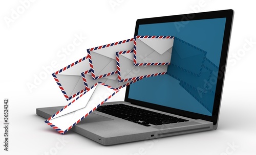 email laptop