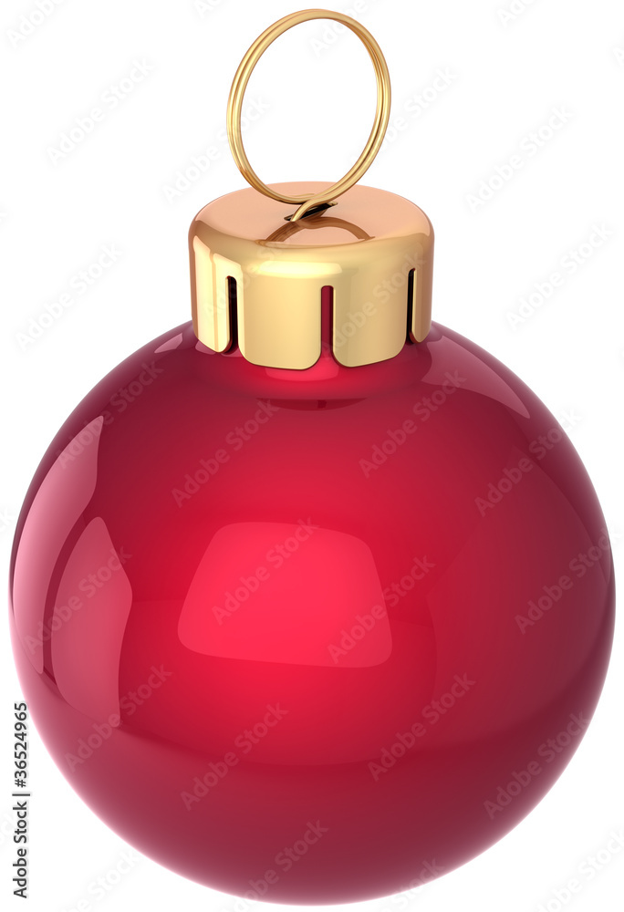 Christmas ball bauble Happy New Year decoration classic