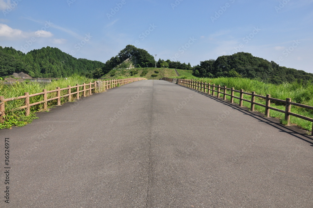 本沢ダム 遊歩道