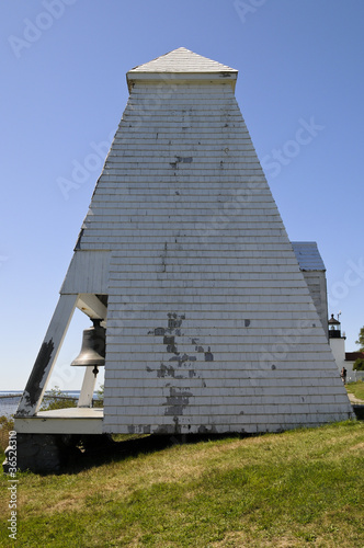 Fort Point Light, Bell Tower, Bell Signal, Maine, USA