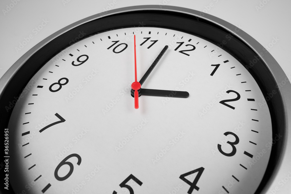 Classic clock macro shot by wide angle lens Classic clock macro shot by wide angle lens