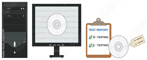 Conceptual Illustration of Software Alpha and Beta Testing