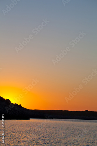 Sunrise  at Giannutri Island Tuscan Archipelago