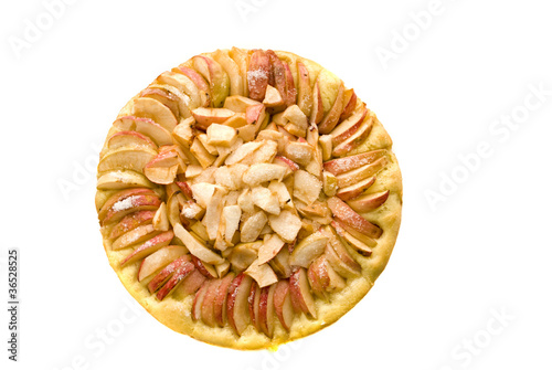 Obraz w ramie пирог с яблоками