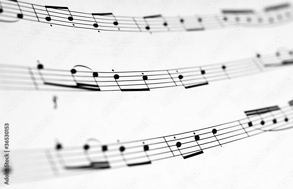 Fototapeta premium Sheet Music Notes