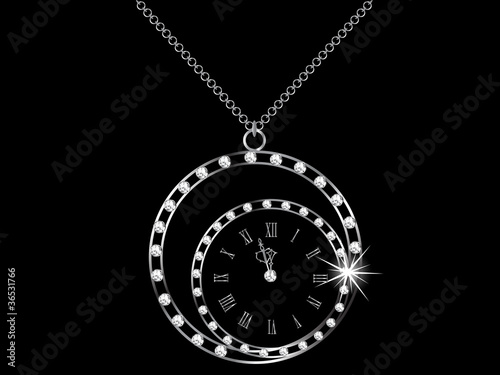 Diamond clock