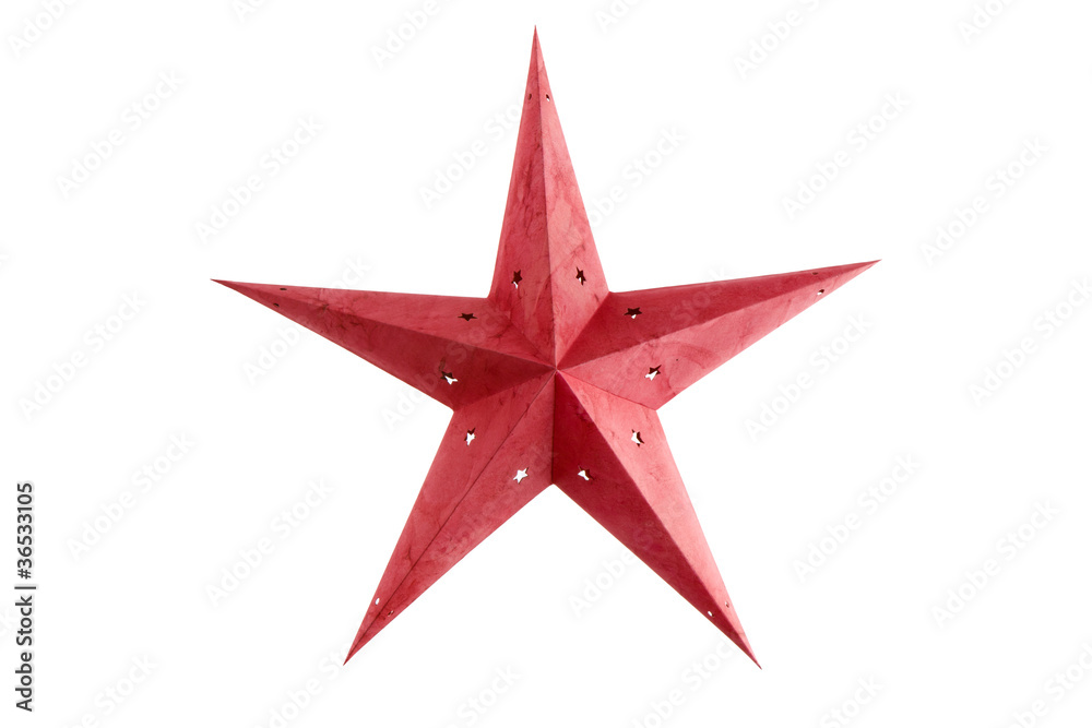 Obraz premium Roter Weihnachtsstern