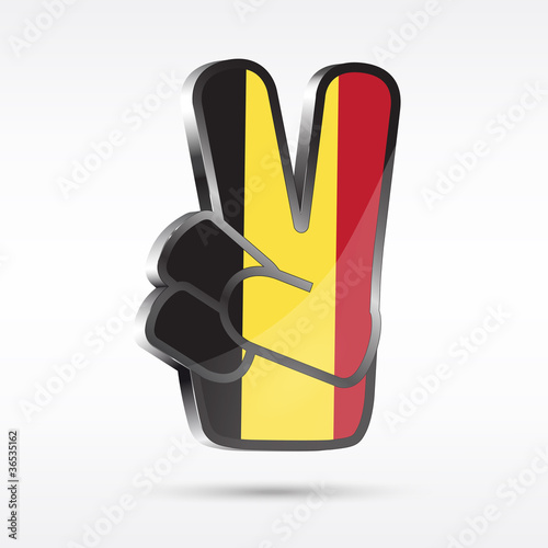 Belgium Finger Victory