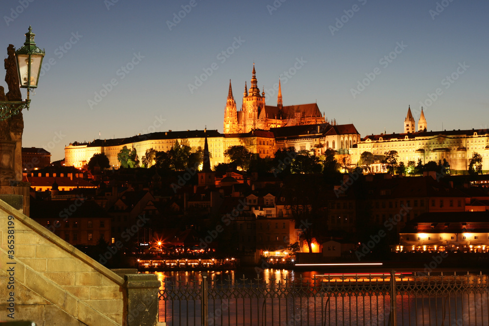 Prague Castle at Night