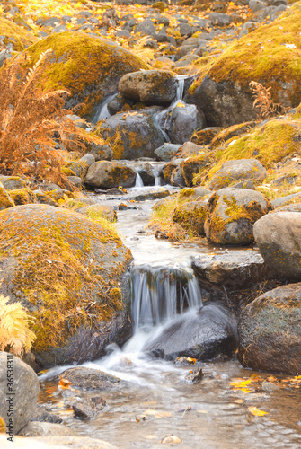Autumn waterfall