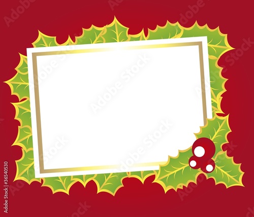 blank card christmas