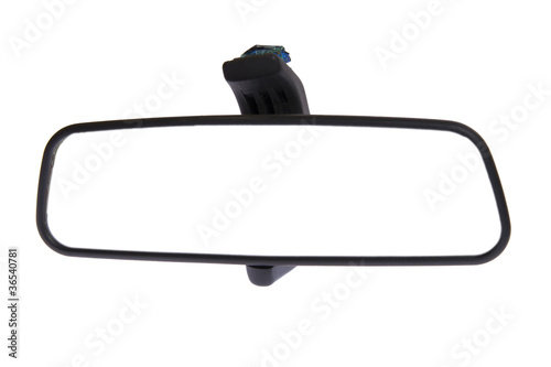 Mirror's car on white background
