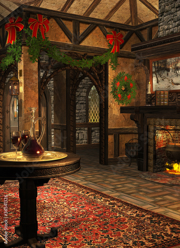 Obraz na plátně The Xmas Inn