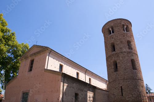 Romansque Church in Ravenna Italy photo