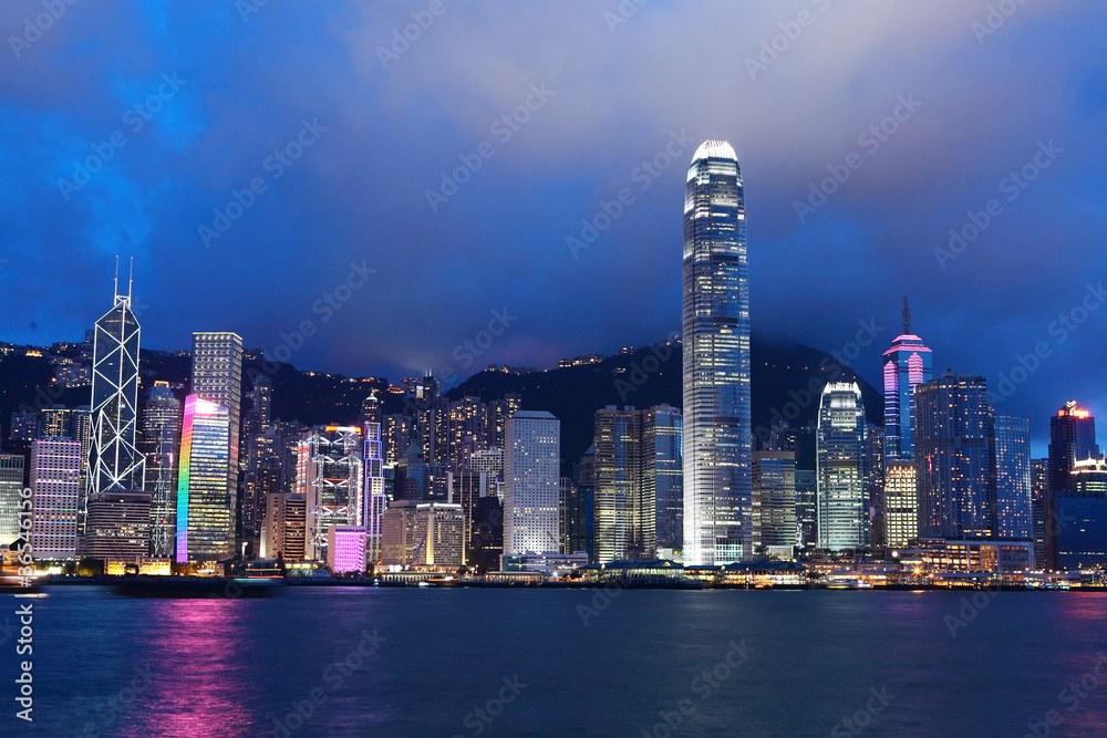 Fototapeta premium Hong Kong night view