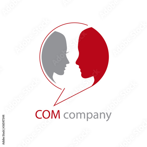 Logo communication, info # Vector