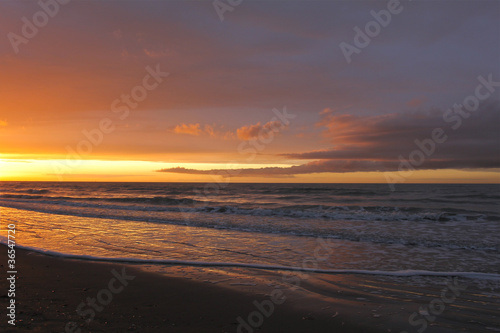 Sunset at the beach