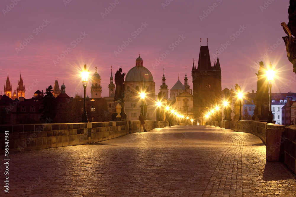 Obraz premium prague charles bridge