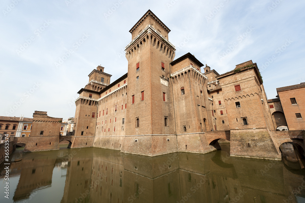 Ferrara (Emilia-Romagna, Italy) - The medieval castle