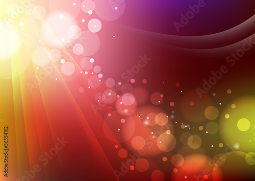 colorful vector background with lights photo