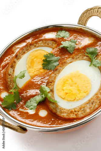 nargisi kofta curry, indian cuisine