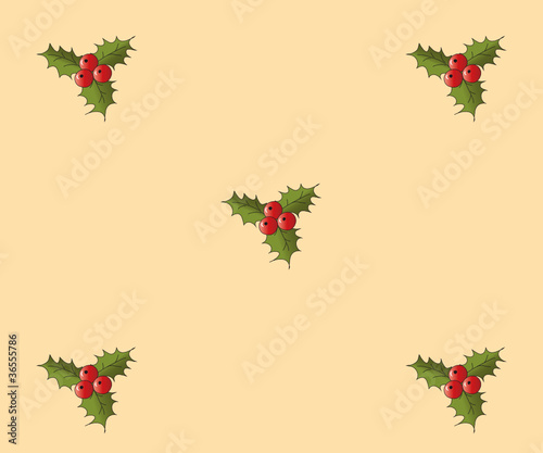 Weihnachtspapier "Mistelzweig"