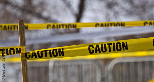 caution yellow tape