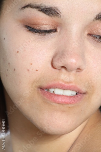 Close-up of Girls Face