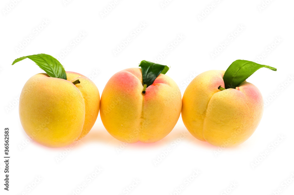 plastic peach close up plastic peach close up