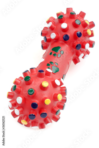 dog toy macro