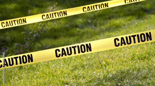 caution yellow tape