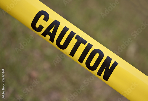 caution yellow tape