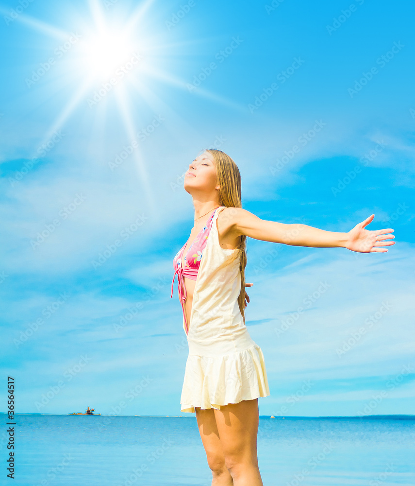 Female Portrait Outdoor Vacation Female Portrait Outdoor Vacation