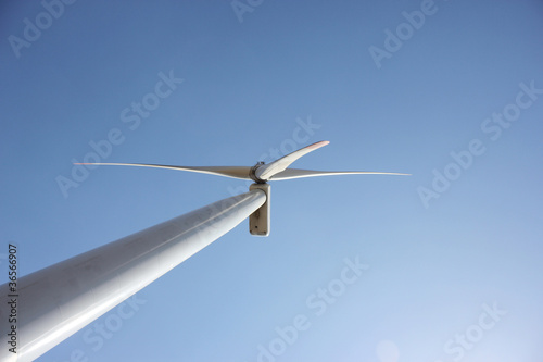 Wind turbine - green renewable energy photo