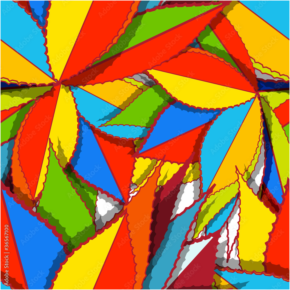Fototapeta premium Bright seamless vector texture
