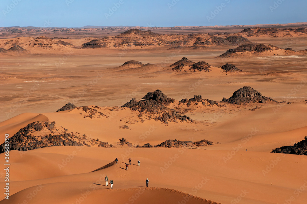 Fototapeta premium désert Lybien akakus