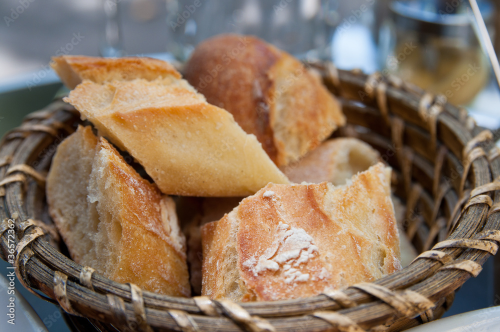 bread in basket